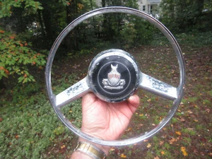 1960's 3-Litre Rover  P5 MK III Steering Wheel Horn Button Horn Ring - Picture 1 of 9