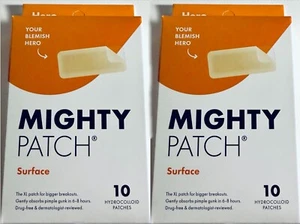 Mighty Patch SURFACE Hero Cosmetics Hydrocolloid Acne Treatment Pimple XL 20pcs - Picture 1 of 1