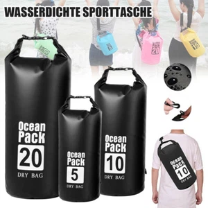 Dry Bag Tasche 5L /10L Seesack Wasserdicht Packsäcke Camping Packsack Rollbeutel - Bild 1 von 14