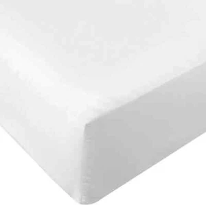 Utopia Bedding Queen Fitted Sheet - Bottom - Deep Pocket - Queen, White - Picture 1 of 2