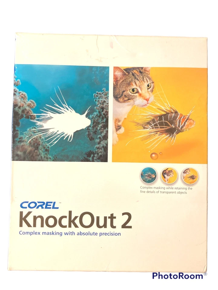 Corel KnockOut 2 Complex Masking 2003 Photo Editing Software Mac or Windows - Image 1 of 4