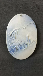 Vintage Deanna  Nichols Studio Pottery Wall Plaque Missouri Artist  - Picture 1 of 7