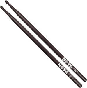 - NOVA Drumsticks - 5A - Wood Tip - Black - Picture 1 of 12
