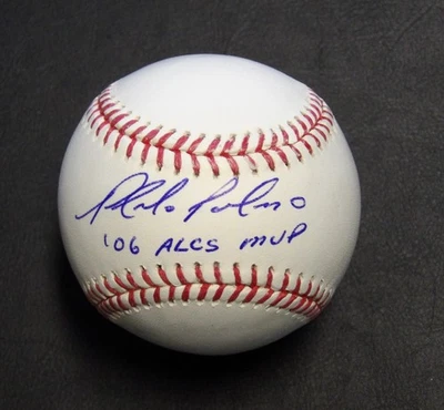 Plácido Polanco Firmado Rawlings MLB Grandes Ligas Béisbol TRISTAR Autenticado Foto 1 de 3