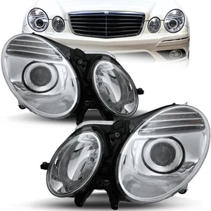 For Mercedes E280 / E320 / E300 / E320 2007-2009 Headlight w/Bulbs Left&Right - Picture 1 of 9