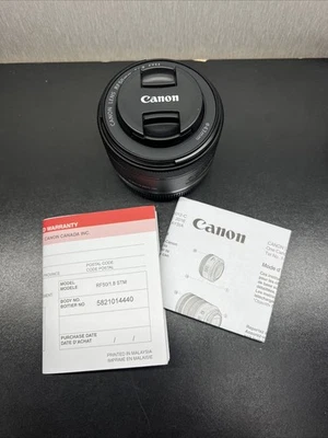 Lente Canon RF 50mm F/1.8 STM - Nueva Sin caja Foto 1 de 3