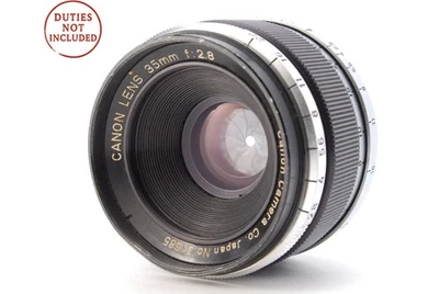[Casi COMO NUEVO] Lente Canon L 35 mm f2,8 LTM L39 para montaje en tornillo Leica de JAPÓN A591 Foto 1 de 4