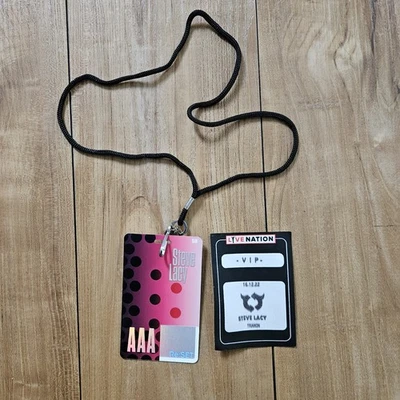 RARE STEVE LACY GIVE YOU THE WORLD TOUR BACKSTAGE PASS PARIS FRANCE 12/16/2022 - Image 1 of 4