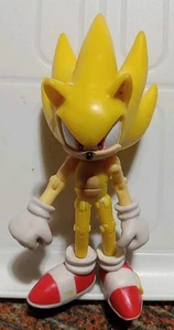 Jazwares Sonic Hedgehog Super Sonic Action Figure 3" Sega RARO giocattolo VHTF - Foto 1 di 5
