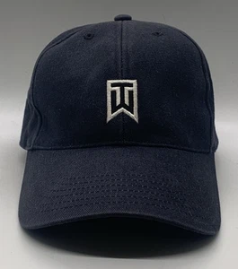 Nike Tiger Woods Hat Cap Strap Back Black Adjustable Golf Logo - Picture 1 of 7
