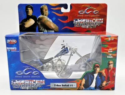 Orange County Choppers Joy Ride T-Rex Softail # 1 - 1:18 American Chopper NIB - Image 1 of 4