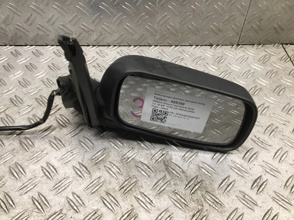Außenspiegel Nissan Almera I Hatchback (N15) elektrisch rechts DP1 Green Metall - Bild 1 von 2