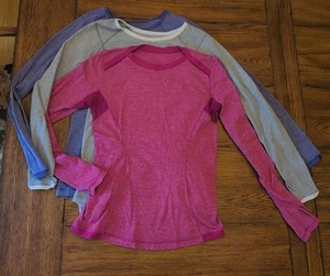 Lot Of 3 Lululemon Tops Unknown Size - Picture 1 of 11