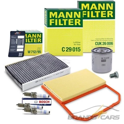 MANN-FILTER MANN INSPEKTIONSPAKET FÜR SEAT Mii SKODA CITIGO VW LOAD-UP UP! 1.0 BJ 11-23