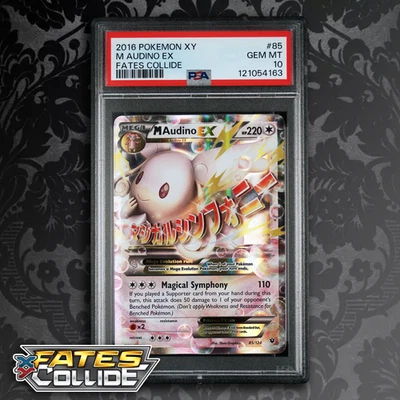 Pokemon TCG: XY Fates Collide - M Audino EX  85/124 [PSA 10 GEM] Low Pop! - Image 1 of 3