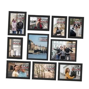 10 Pack Picture Frames Collage Wall Decor, Gallery Wall Frame Set for Wall or - Picture 1 of 7
