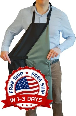 Delantales Impermeables Para Hombres Y Mujeres, Delantales De Trabajo Multiusos. Foto 1 de 4