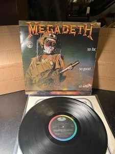 Megadeth So Far So Good So What Vinyl lp 1988 Brazil Heavy Metal Rock Rare - Picture 1 of 8