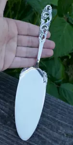 Vintage Norwegian Brodrene Mylius 830S Silver Tele Pattern Pastry / Cake Server - Picture 1 of 9