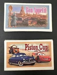 Monopoly Disney Pixar Edition (2007) Replacement Bon Appetite & Piston Cup Cards - Picture 1 of 1