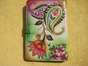 Anuschka Leather Notepad holder 8.5"x6" - Picture 1 of 5