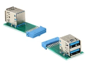 19-Point to 2x USB3 Adapter - USB 3.0A Women - Picture 1 of 1