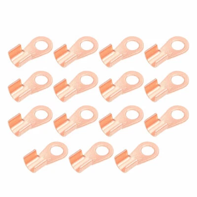 15Pcs Open Copper Ring Lug Terminals OT-10A Wire Crimp Terminal Connector ✦KD - Image 1 of 4