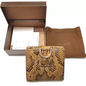 GUCCI Fold Wallet GG Marmont Leder Braun Originalprodukt Made in Italy - Bild 1 von 11