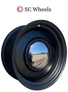 Smoothie Felge 15x10 ET -12mm 5x4.5"/4.75" Custom Hot Rod schwarz Ford Mopar GM - Bild 1 von 4