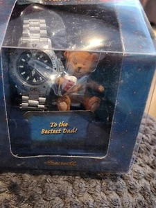 BNIB Mens Ingersoll Watch Set. Say It With a Bear - Bestest Dad. New π. Unworn. - Picture 1 of 12