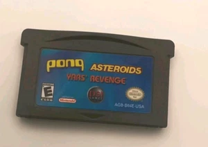 Pong Asteroids Yars' Revenge Nintendo Game Boy Advance Tested Cart Only GBA - Picture 1 of 2