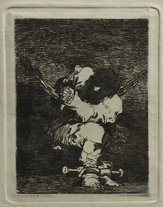 “TAN BARBARA LA SEGURIDAD COMO EL DELITO”, FRANCISCO DE GOYA Y LUCIENTES, c1810. - Bild 1 von 2