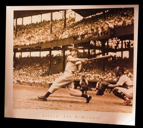 JOE DIMAGGIO HIT STREAK NY YANKEES BASEBALL POSTER 14" X 16" OFFICIALLY LICENSED Cover
