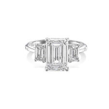 14k White Gold Ring E VS1 3.10 Carat Lab Grown Diamond IGI Certificate Love Gift