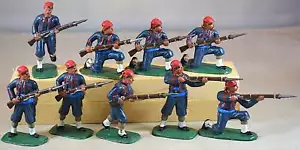 Armies in Plastic Painted Civil War New York Zouaves Infantry Regiment - Picture 1 of 6