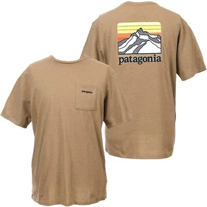 Patagonia Herren - Line Logo Ridge Pocket Responsibili-Tee T-Shirt - graubraun - Bild 1 von 1
