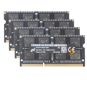 4x8GB RAM Micron 2RX8 DDR3L 1866MHz PC3L-14900S 204PIN SODIMM Laptop Memory&* - Picture 1 of 5