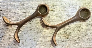 Old Door Stop Vintage Cast Iron Wall Bumper Farmhouse 3” - Picture 1 of 4