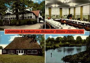 2059 Büchen Pötrau Gaststätte Waldhalle am Steinautal Mehrbild-AK ca. 1960/70 - Picture 1 of 2