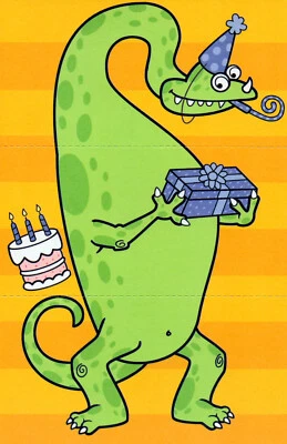 Funny BIRTHDAY Card FOR KID, "Monster Jokes" by American Greetings + Envelope - Image 1 of 4