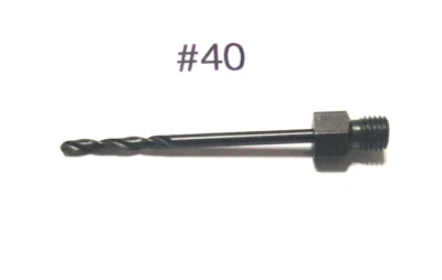 Threaded Drill Bit 1/4-28 Aircraft Tools #40 New USA Made - Image 1 of 3