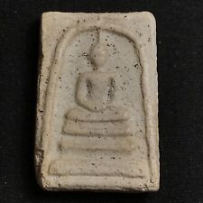 Thai Somdej BUDDHA AMULET in Silver Frame Charm Talisman Luck Gift For Necklace