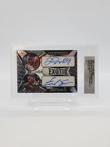 2022 Leaf Exotic FLOYD MAYWEATHER JR. + ERROL SPENCE JR. Auto Proof 1/1 - Picture 1 of 1