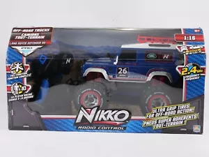Nikko 1/16 Off Road Trucks Reifen Super Haftend Land Rover Jeep - Bild 1 von 10