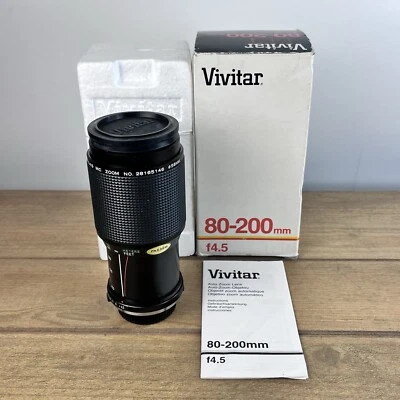 80-200mm f/4.5 Vivitar Macro Focusing Zoom MC Lens Pentax  - Image 1 of 4