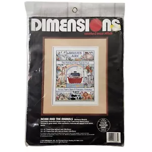 Kit de punto de cruz Dimensions Vintage Noé y los animales - Imagen 1 de 5