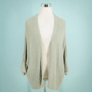 Maglione Cardigan Dolman Aperto Grigio Barefoot Dreams Cozy Chic Lite Taglia L Large XL - Foto 1 di 8