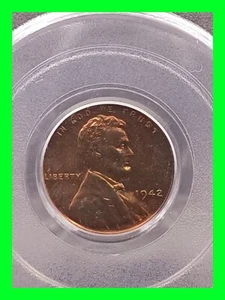 1942 PCGS PR64 ROT 36.200 - geprägt schön getönt verspiegelt PP Lincoln Cent 1C  - Bild 1 von 5