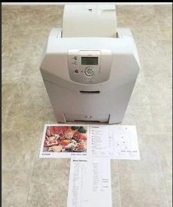 LEXMARK C524 COLOR LASER PRINTER FULLY FUNTIONAL! VERY CLEAN! SEE PICTURES! - Picture 1 of 9