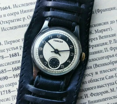 ✩ Reloj de pulsera mecánico vintage URSS Pobeda Cal.Zim 2602 para hombre años 70 ✩ Foto 1 de 4